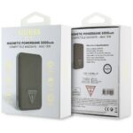 Guess Grained Triangle Power Bank with MagSafe 5000mAh 15W USB-C - Brown - Image 5