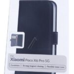 Xiaomi Poco X6 Pro 5G kaitseümbris kahe kaarditaskuga, must