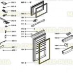 Külmiku ukse tihend WHIRLPOOL/INDESIT 481246688697