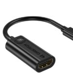 Kaabeladapter C-tüüpi USB Thunderbolt 3 (isane) kuni HDMI 2.0 4K 60Hz (emane)