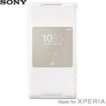Sony Xperia Z5 Compact Smart window funktsiooniga originaal raamatuna kaaned,SCR44 valge