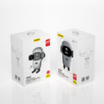 Dudao Automatic Car Holder with Built-in Qi 15W Wireless Charger Gray (F20xs) - Image 5