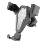 Gravity smartphone car holder, silver (YC07)