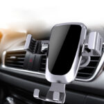 Gravity smartphone car holder for air vent silver (YC08) - Image 3