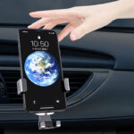 Gravity smartphone car holder for air vent silver (YC08) - Image 4