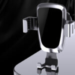 Gravity smartphone car holder for air vent silver (YC08) - Image 5