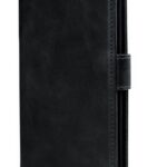 Apple Iphone 16 raamatuna ümbriskaaned kolme kaarditaskuga, must