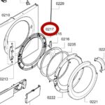 Pesumasina sisemine ukseraam 00747538  BOSCH/SIEMENS ja teistele mudelitele