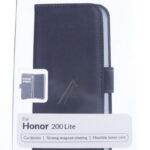 Honor 200 Lite mobiiliümbris, must