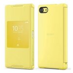 Sony Xperia Z5 Compact Smart window funktsiooniga originaal raamatuna kaaned,SCR44 kollane