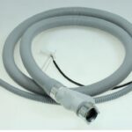 Aquastop funktsiooniga sisselasketoru C00372679  482000023524 1600mm nõudepesumasinale Whirpool, Indesit, Hotpoint-Ariston ELTF 11M121 ja teistele mudelite