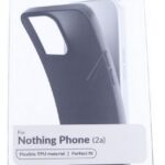 Nothing Phone (2A) silikoonümbris, matt must