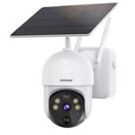 Välis WiFi kaamera Android/iOS juhtimise rakendusega 355 kraadi + 8W päikesepaneel / aku 14400mAh