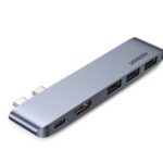 Multifunktsionaalne HUB Adapter 2x USB Type C to USB Type C PD