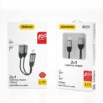 Kõrvaklappide adapter, Lightning   2in1 muusika ja laadimise jaoks