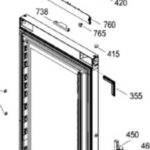 Kinnitus 741338200 külmikule Liebherr KBBS 4350-20A ja teistele mudelitele