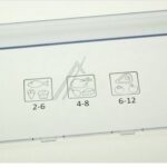 Sügavkülma ülemise sahtli esipaneel 190 mm 4634610100  Beko RCSA365K20X, Arcelik ja teistele mudelitele