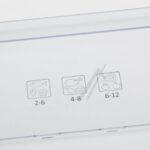 Sügavkülma alumise sahtli esipaneel 235 mm 4634610200 Beko RCSA365K20X, Arcelik ja teistele mudelitele