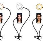 Telefonihoidjaga LED selfie-lamp / LED selfie lamp with phone holder