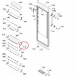 Külmiku ukse riiuli külg FBT40198 Liebherr ja teistele mudelitele