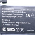 Apple Watch Series 3 42mm nutikella aku 350 mAh