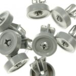 Nõudepesumasina alumise korvi rattad 8 tk Whirlpool ADPU 6342 6S IX, Indesit ja teistele mudelitele