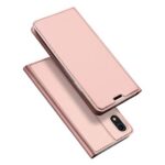 Xiaomi Redmi Note 8 Pro ümbriskaaned kaarditaskuga Dux Ducis "Skin Pro" pink
