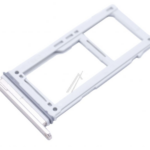 Sim kaardi hoidik Samsung Galaxy S10 Plus (SM-G975F) GH98-43724J, valge keraamika - Ceramic white