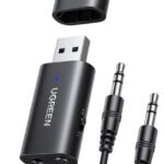Transmitter / saatja  Bluetooth 5.0 juhtmevaba heliadapter 3,5 mm minipesa must