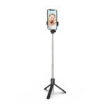 Selfie stick WRY1S telescopic tripod 0.7m for phone - black - Image 3