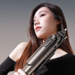 Selfie stick WH181D-Y1S 1.75m aluminum alloy telescopic tripod with dual lamp and phone holder - black - Image 8