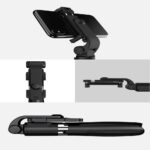 Tech-Protect L01S Bluetooth Selfie Stick with Tripod up to 70cm - Black - Image 8