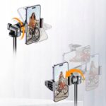 Tech-Protect L03S Bluetooth selfie stick with remote control, tripod up to 148cm and head 180 - black - Image 3