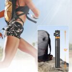 Tech-Protect L03S Bluetooth selfie stick with remote control, tripod up to 148cm and head 180 - black - Image 5