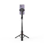 Tech-Protect L04S Bluetooth Selfie Stick with Tripod up to 95cm and 360 Head - Black - Image 7