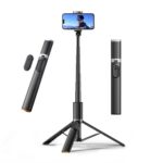 Tech-Protect L08S Bluetooth Selfie Stick with Remote Control, Tripod up to 141cm - Black - Image 3