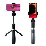 Selfie stick XO SS08 Tripod Bluetooth black - Image 2