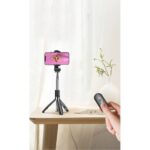 Selfie stick XO SS08 Tripod Bluetooth black - Image 3