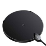 Wireless charger Baseus Digital LED Display Gen2 15W black CCED000001 - Image 3