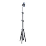 Wozinsky WRLD-00Y1S tripod tripod durable carbon steel tripod 1.7m matte - black