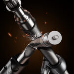 Wozinsky WRLD-00Y1S tripod tripod durable carbon steel tripod 1.7m matte - black - Image 3