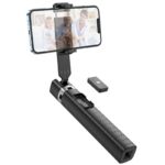 Selfie stick Hoco K18 Wave with tripod function black - Image 2