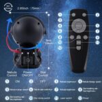 LED 3D galaktika ja tähe projektor Reach Mini Astronaut, must - Image 3