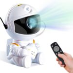 LED 3D galaktika ja tähe projektor Reach Mini Astronaut, valge