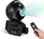 LED 3D galaktika ja tähe projektor Reach Mini Astronaut, must