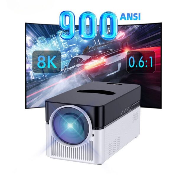 Projektor Reach HY450 Pro must/valge