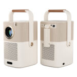 Yaber T2 Plus LCD FullHD 1080p Multimedia Projector with JBL Speakers - Beige - Image 2