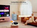 Yaber K2s LCD FullHD 1080p Multimedia Projector with JBL Speakers - Black - Image 3