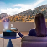 Yaber K2s LCD FullHD 1080p Multimedia Projector with JBL Speakers - Black - Image 4