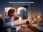 Yaber K2s LCD FullHD 1080p Multimedia Projector with JBL Speakers - Black - Image 6